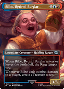 Bilbo, Retired Burglar (Borderless Alternate Art) [The Lord of the Rings: Tales of Middle-Earth] - Destination Retro