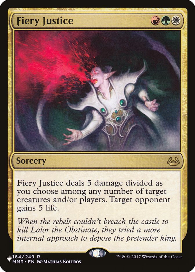 Fiery Justice [The List] - Destination Retro