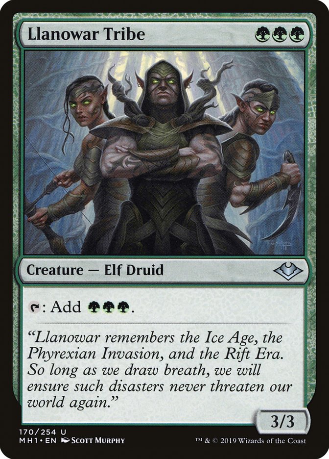 Llanowar Tribe [Modern Horizons] - Destination Retro