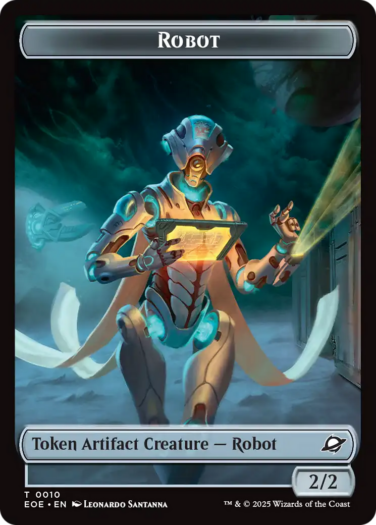 Robot // Drone Double-Sided Token [Edge of Eternities Tokens] - Destination Retro
