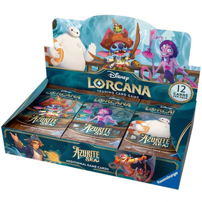 Disney Lorcana: Azurite Sea - Booster Box - Destination Retro