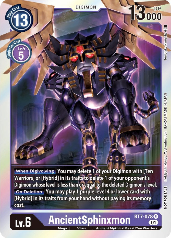 AncientSphinxmon [BT7-078] (Event Pack 3) [Next Adventure Promos] - Destination Retro