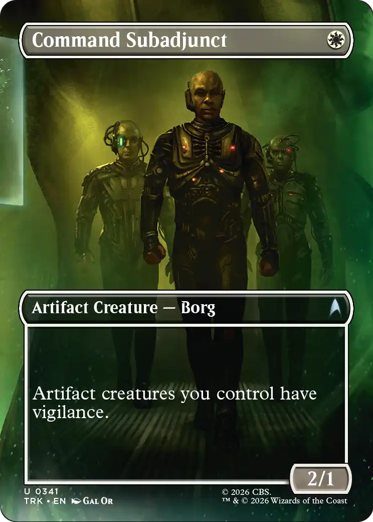 Command Subadjunct (Borderless) [Star Trek] - Destination Retro