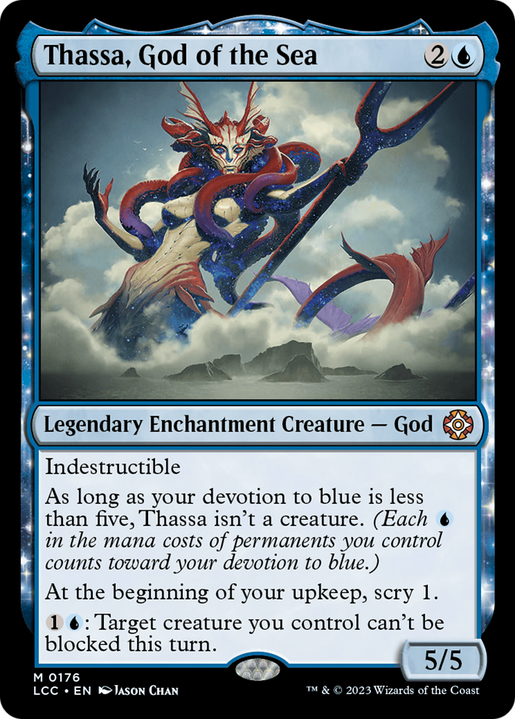 Thassa, God of the Sea [The Lost Caverns of Ixalan Commander] - Destination Retro