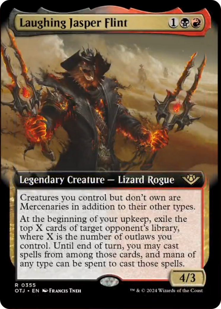 Laughing Jasper Flint (Extended Art) [Outlaws of Thunder Junction] - Destination Retro