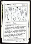 Banding Sliver (2021 Edition) [Mystery Booster Playtest Cards] - Destination Retro
