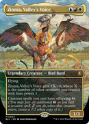 Zinnia, Valley's Voice (Borderless) [Bloomburrow Commander] - Destination Retro