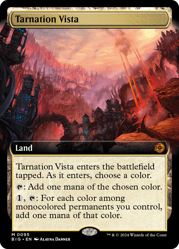 Tarnation Vista (Extended Art) [Outlaws of Thunder Junction: The Big Score] - Destination Retro