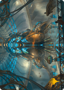 Aether Refinery Art Card (Gold-Stamped Planeswalker Symbol) [Modern Horizons 3 Art Series] - Destination Retro