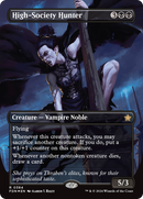 High-Society Hunter (Borderless) (Mana Foil) [Foundations] - Destination Retro