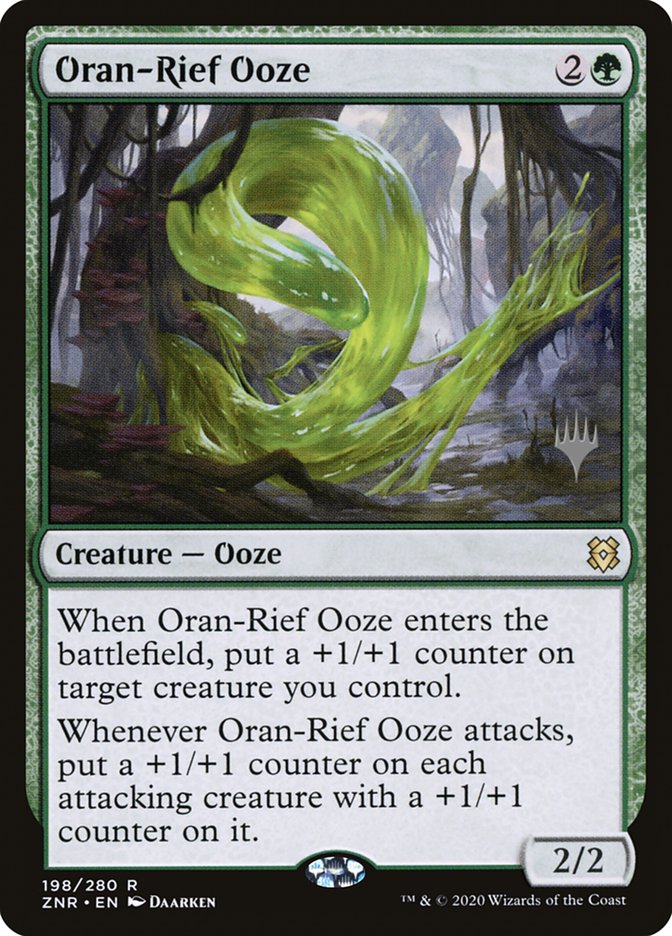 Oran-Rief Ooze (Promo Pack) [Zendikar Rising Promos] - Destination Retro