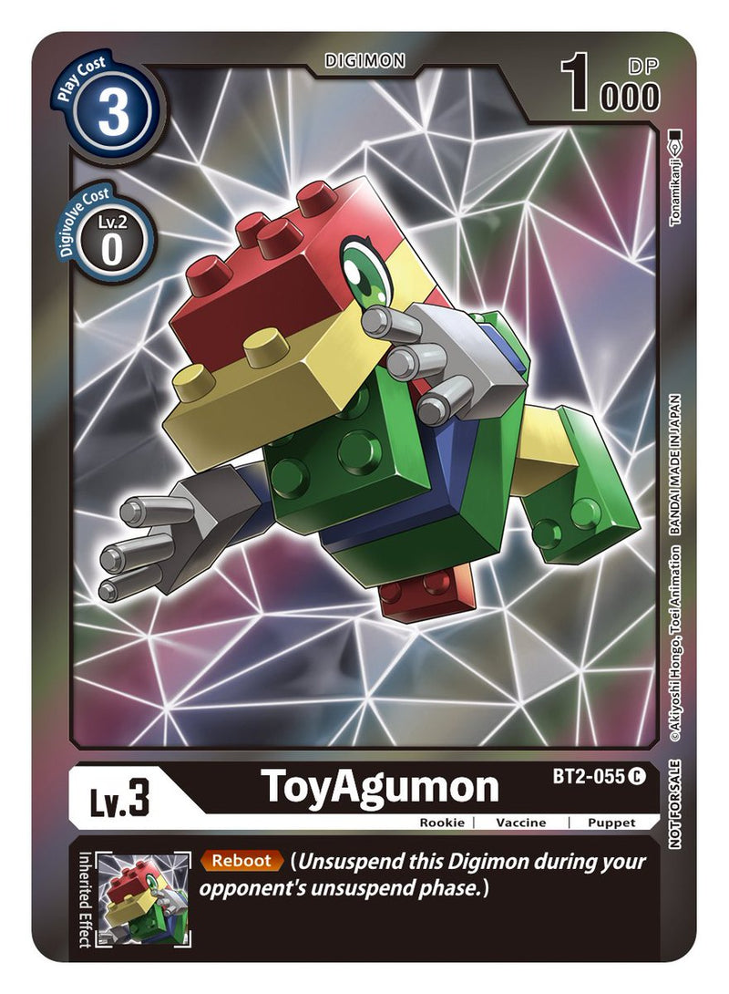 ToyAgumon [BT2-055] (Event Pack 2) [Release Special Booster Ver.1.0] - Destination Retro