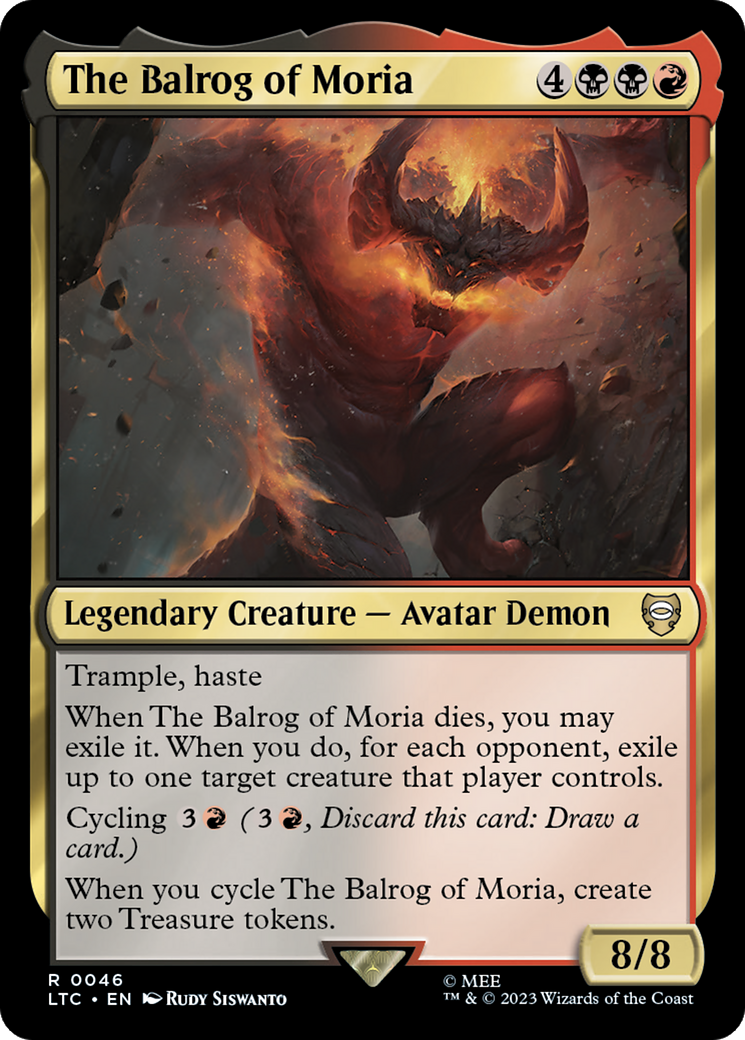The Balrog of Moria [The Lord of the Rings: Tales of Middle-Earth Commander] - Destination Retro