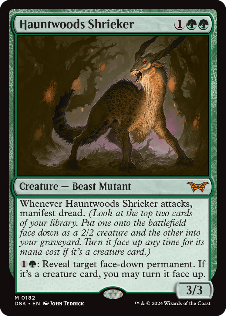 Hauntwoods Shrieker [Duskmourn: House of Horror] - Destination Retro