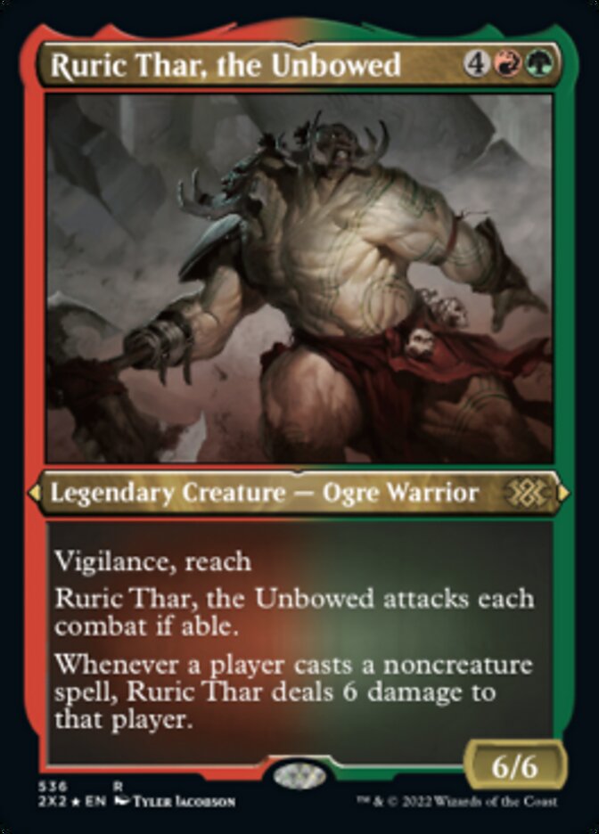 Ruric Thar, the Unbowed (Foil Etched) [Double Masters 2022] - Destination Retro