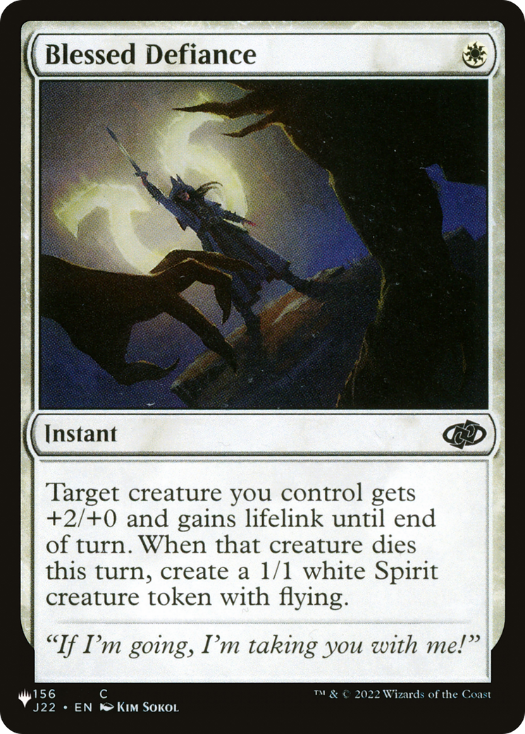 Blessed Defiance [The List] - Destination Retro