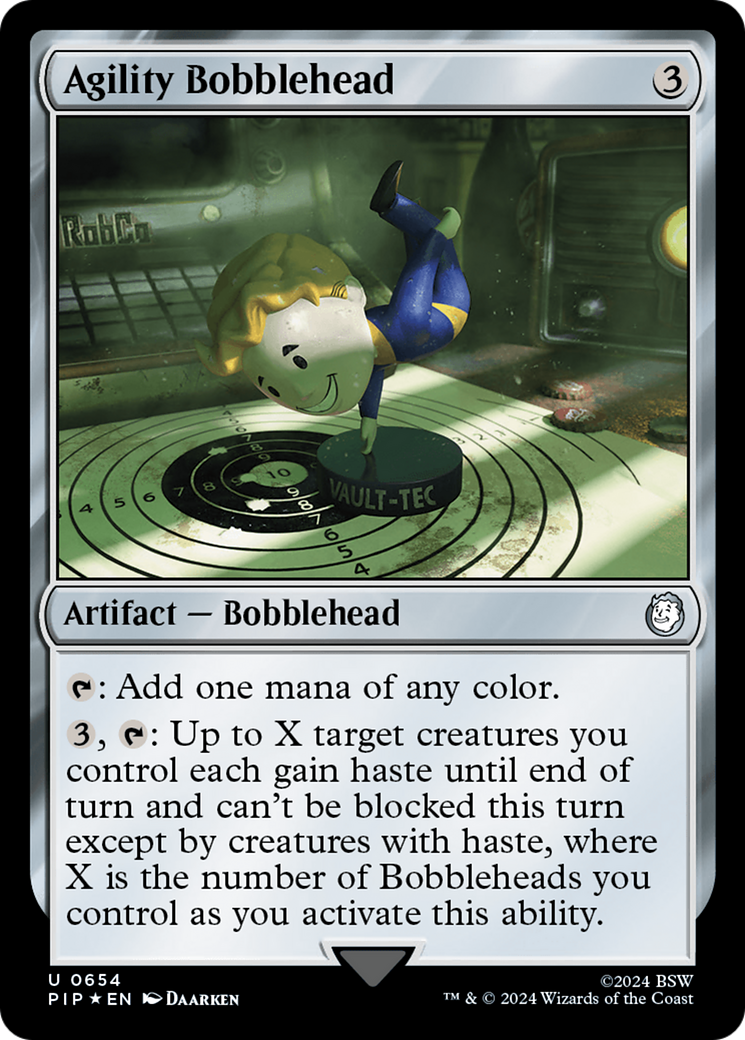 Agility Bobblehead (Surge Foil) [Fallout] - Destination Retro
