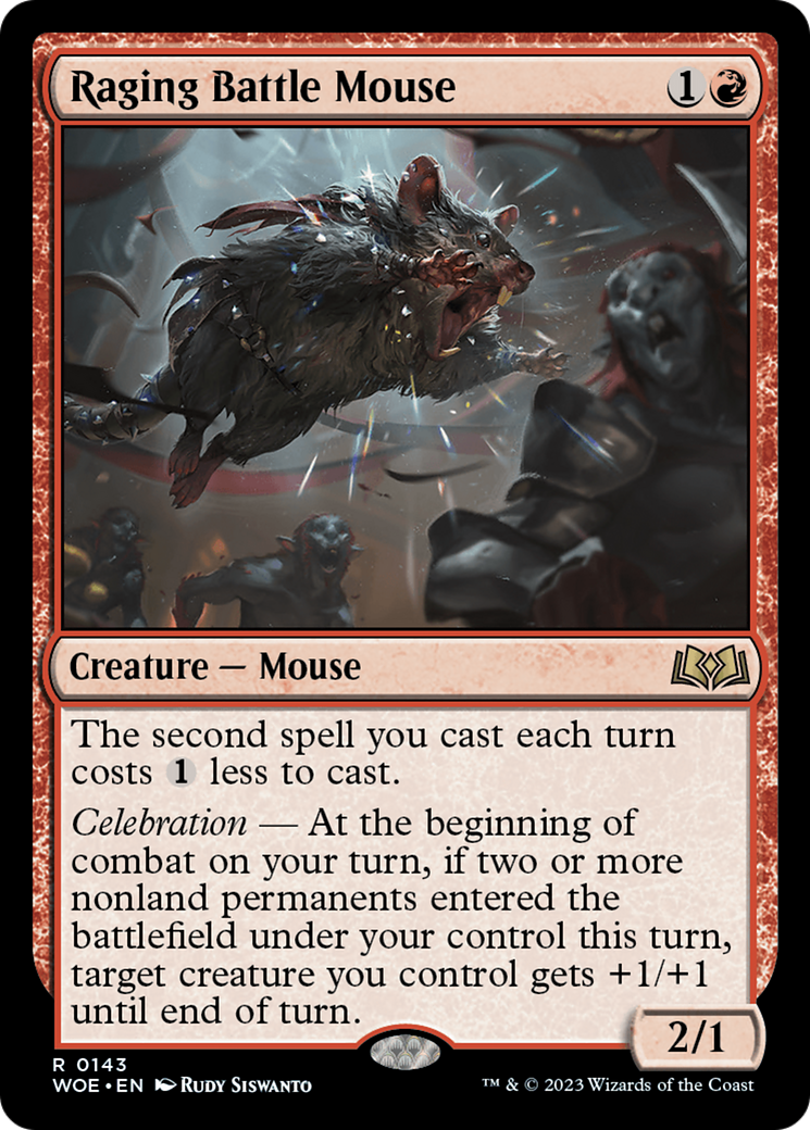 Raging Battle Mouse [Wilds of Eldraine] - Destination Retro