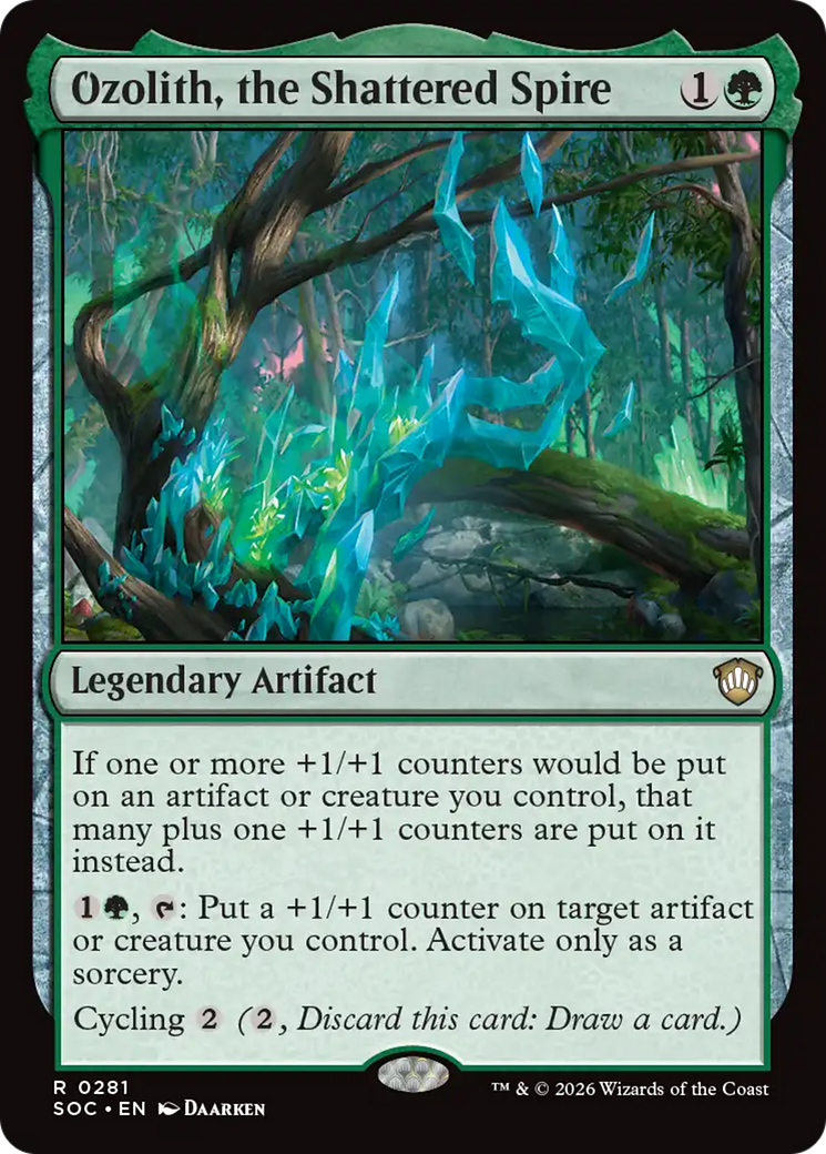 Ozolith, the Shattered Spire [Secrets of Strixhaven Commander] - Destination Retro