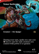 Temur Battlecrier (Borderless) [Tarkir: Dragonstorm] - Destination Retro