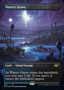 Watery Grave (Borderless) (Galaxy Foil) [Unfinity] - Destination Retro