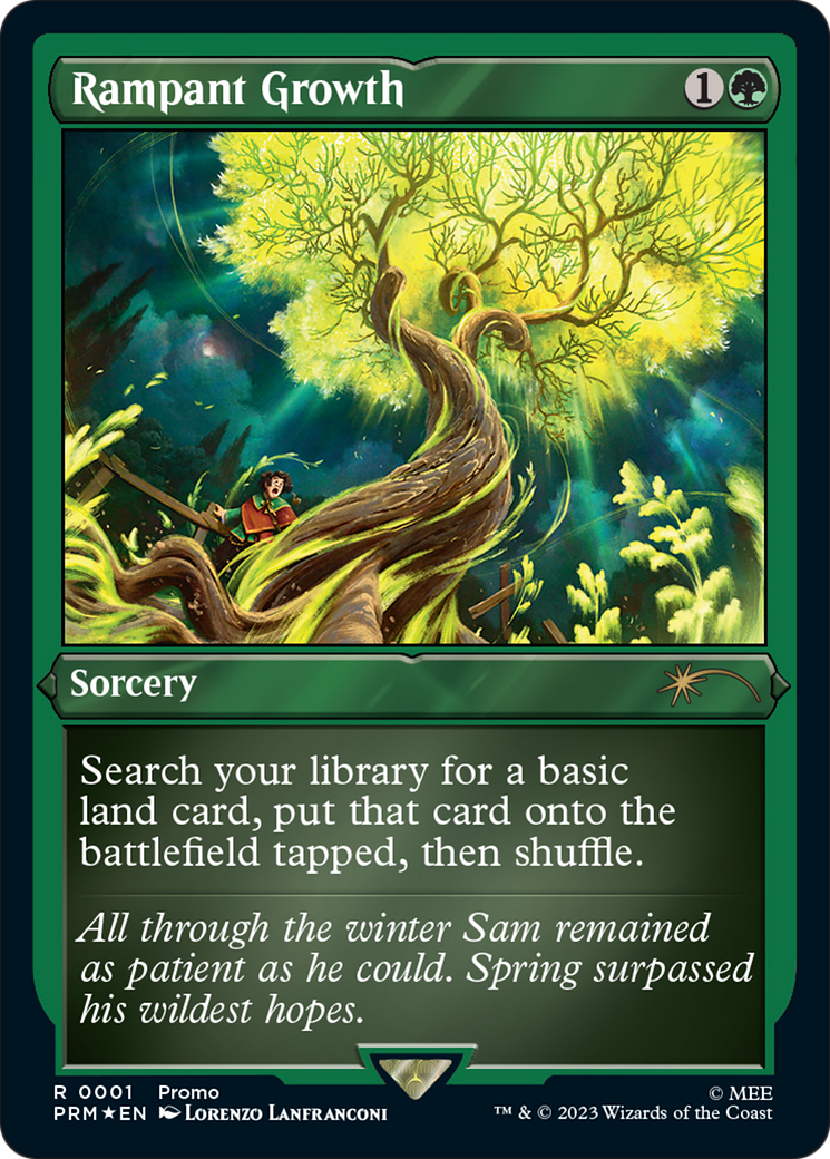 Rampant Growth (Foil Etched) [Wizards Play Network 2023] - Destination Retro