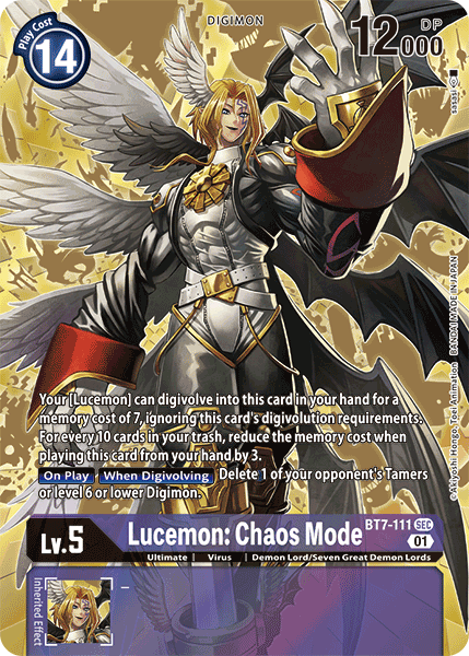 Lucemon: Chaos Mode [BT7-111] (Alternate Art) [Next Adventure] - Destination Retro