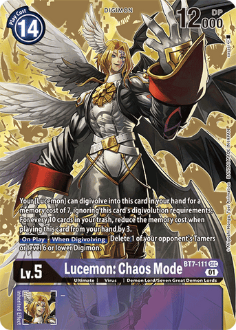 Lucemon: Chaos Mode [BT7-111] (Alternate Art) [Next Adventure] - Destination Retro