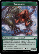Tarmogoyf (Ripple Foil) // Goblin Double-Sided Token [Modern Horizons 3 Commander Tokens] - Destination Retro