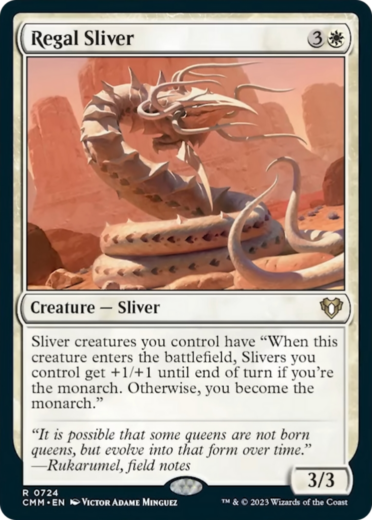 Regal Sliver [Commander Masters] - Destination Retro