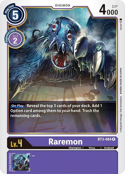 Raremon [BT3-084] [Release Special Booster Ver.1.0] - Destination Retro