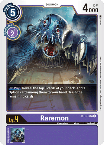 Raremon [BT3-084] [Release Special Booster Ver.1.0] - Destination Retro