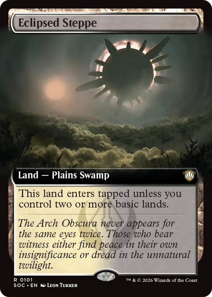 Eclipsed Steppe (Extended Art) [Secrets of Strixhaven Commander] - Destination Retro