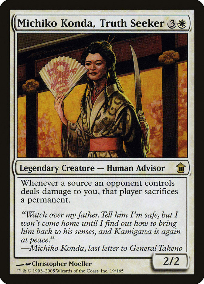 Michiko Konda, Truth Seeker [Saviors of Kamigawa] - Destination Retro