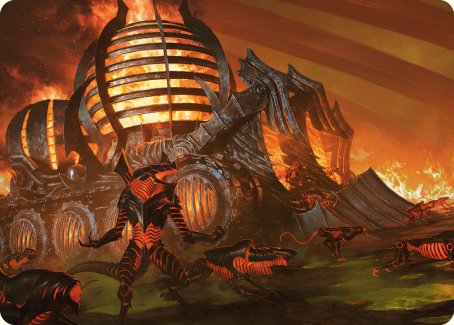Urabrask's Forge Art Card [Phyrexia: All Will Be One Art Series] - Destination Retro