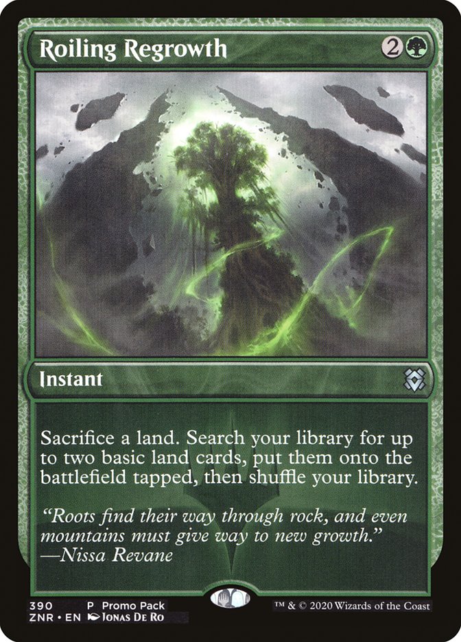 Roiling Regrowth (Promo Pack) [Zendikar Rising Promos] - Destination Retro