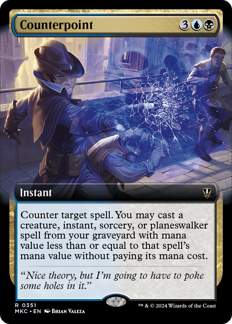 Counterpoint (Extended Art) [Murders at Karlov Manor Commander] - Destination Retro