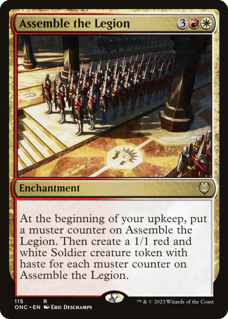 Assemble the Legion [Phyrexia: All Will Be One Commander] - Destination Retro