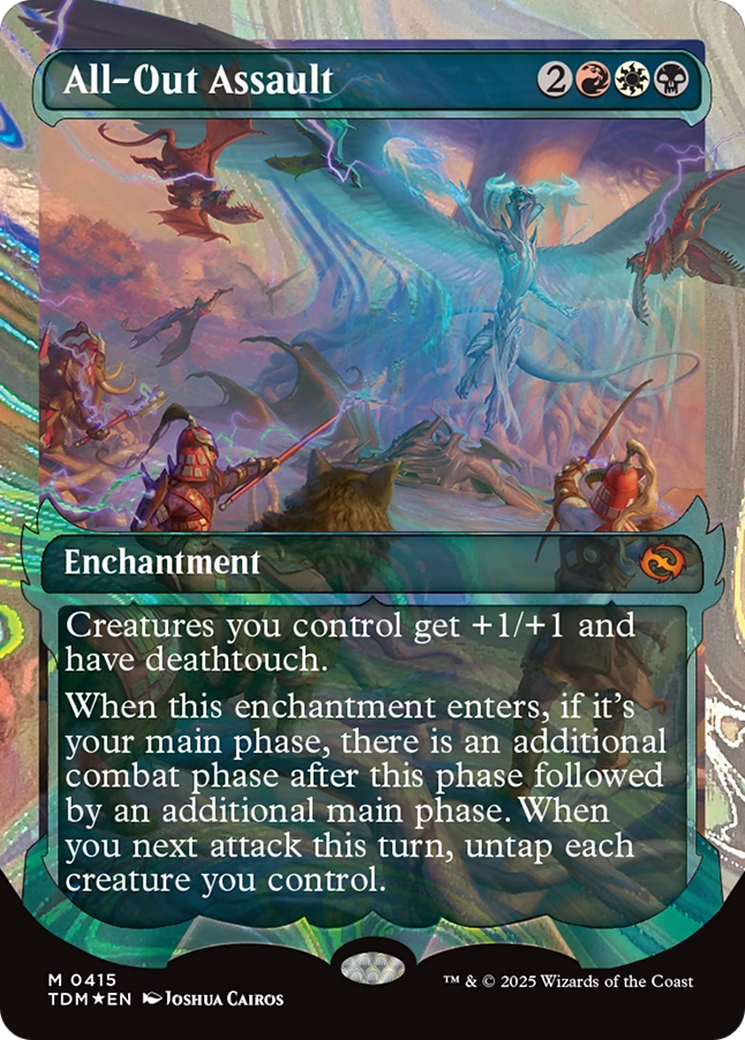 All-Out Assault (Showcase) (Halo Foil) [Tarkir: Dragonstorm] - Destination Retro