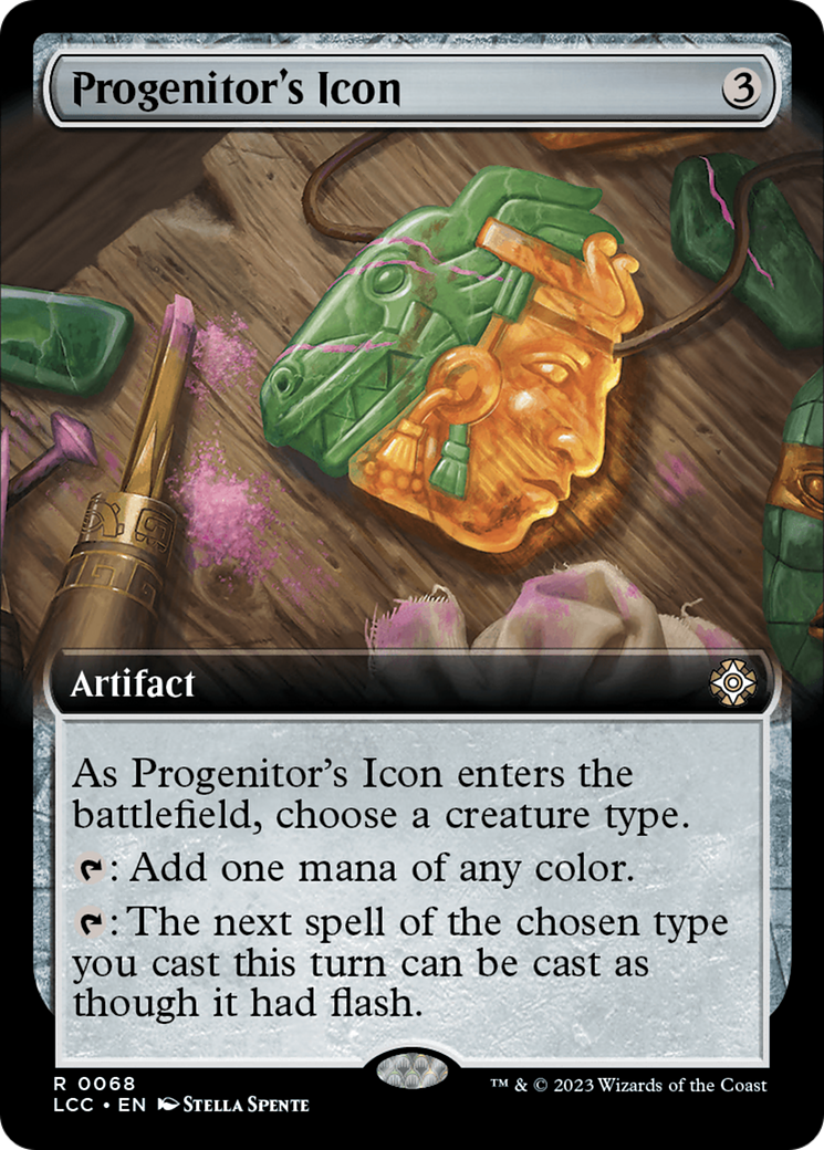 Progenitor's Icon (Extended Art) [The Lost Caverns of Ixalan Commander] - Destination Retro