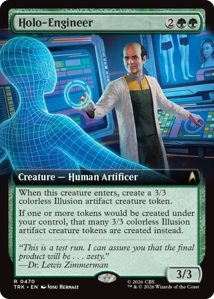 Holo-Engineer (Extended Art) [Star Trek] - Destination Retro