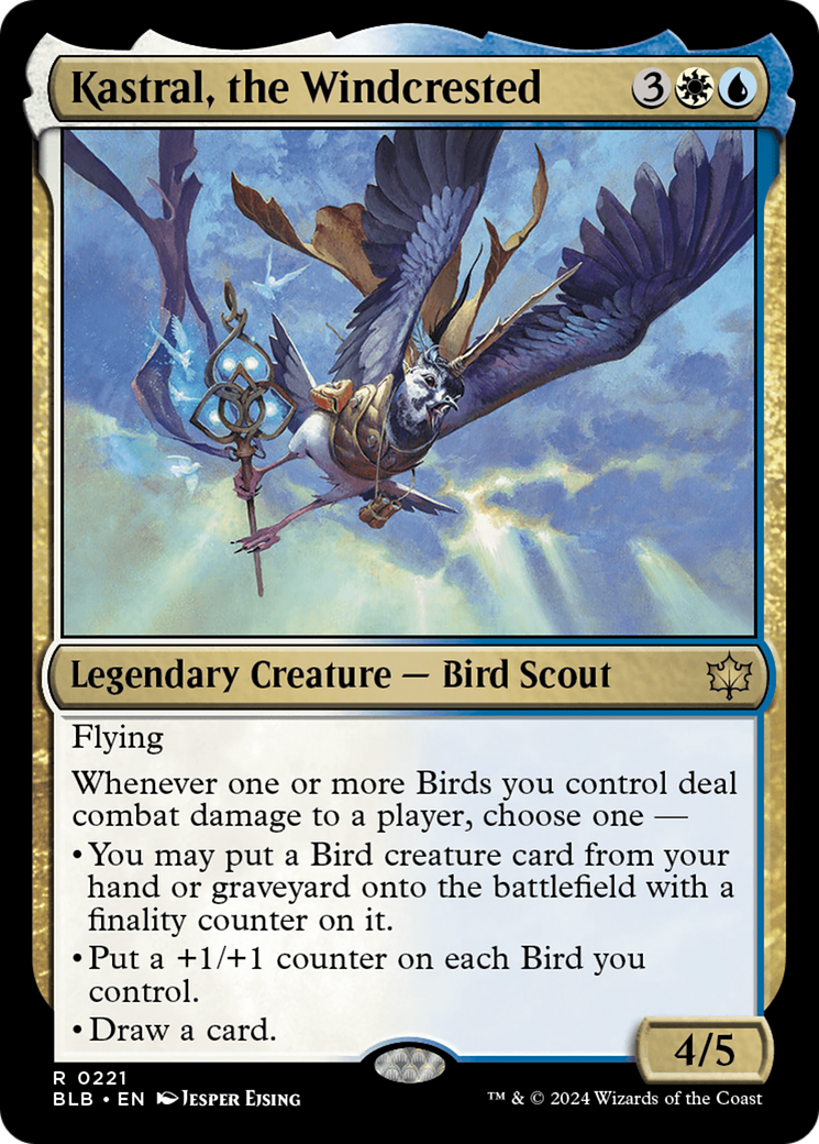 Kastral, the Windcrested [Bloomburrow] - Destination Retro