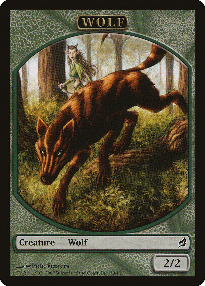 Wolf Token [Lorwyn Tokens] - Destination Retro