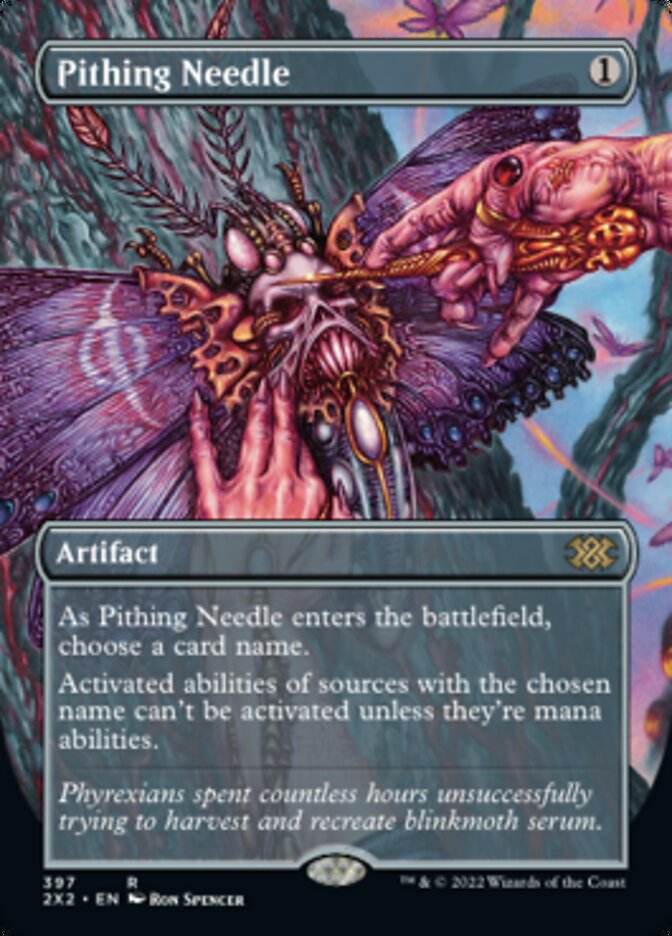 Pithing Needle (Borderless Alternate Art) [Double Masters 2022] - Destination Retro