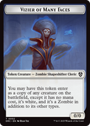 Angel of Sanctions // Vizier of Many Faces Double-Sided Token [Aetherdrift Commander] - Destination Retro