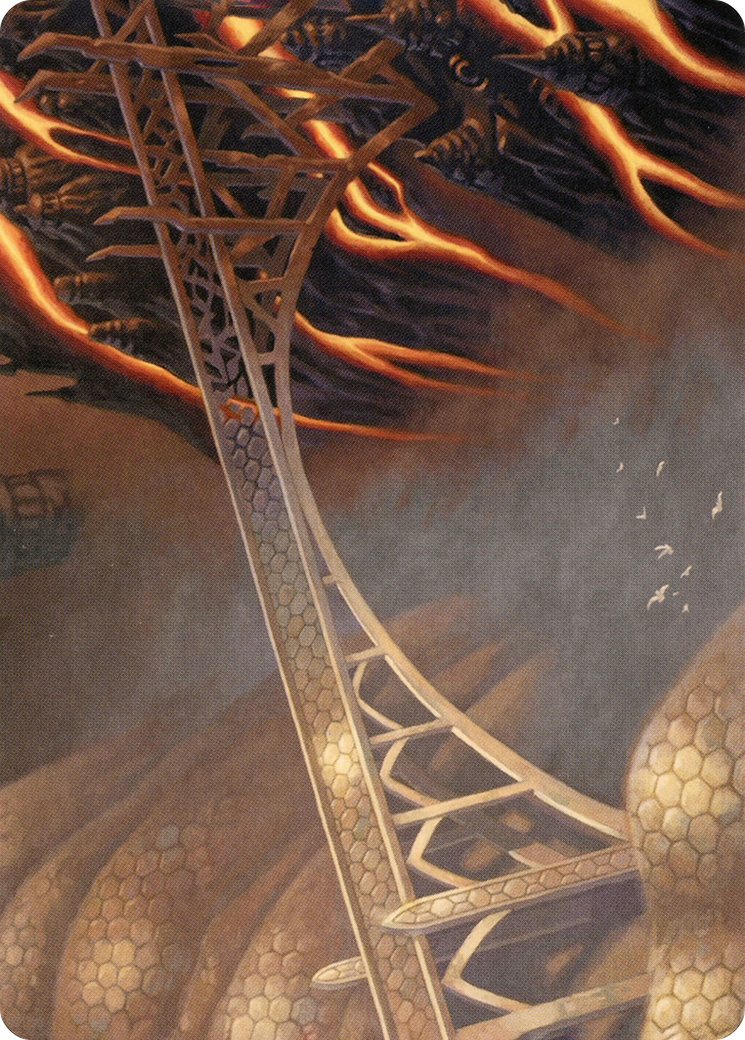 Rustvale Bridge Art Card [Modern Horizons 2 Art Series] - Destination Retro