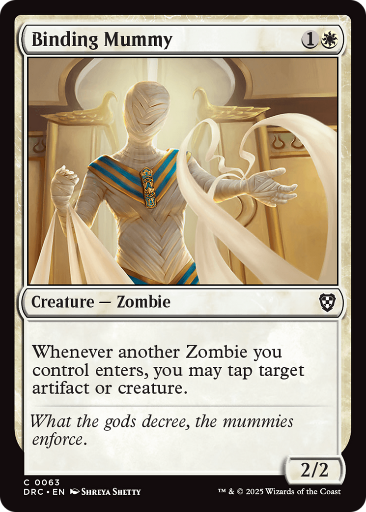 Binding Mummy [Aetherdrift Commander] - Destination Retro