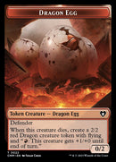 Treasure // Dragon Egg Double-Sided Token [Commander Masters Tokens] - Destination Retro