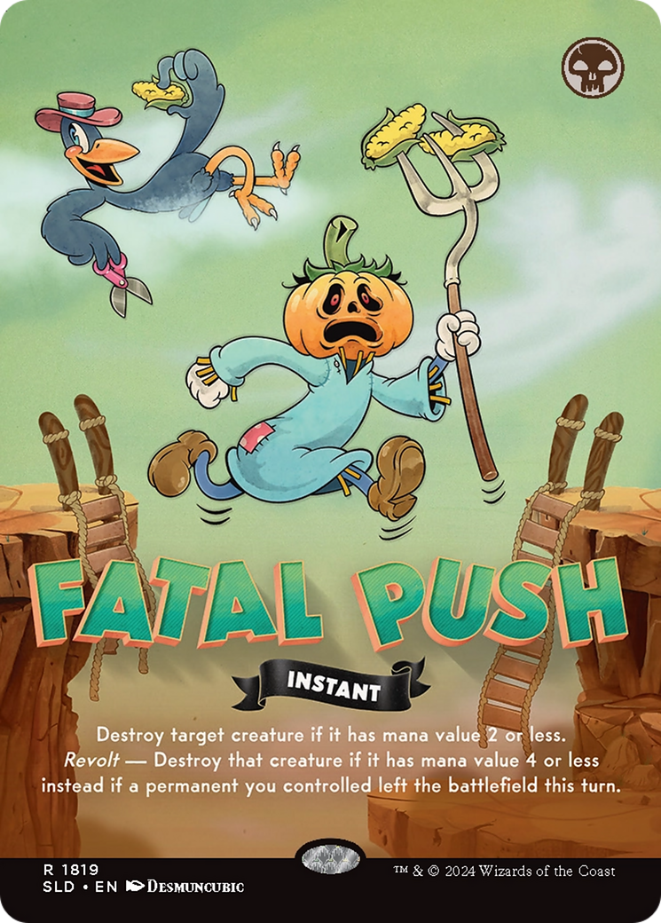 Fatal Push (1819) (Rainbow Foil) [Secret Lair Drop Series] - Destination Retro