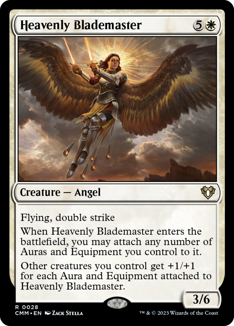 Heavenly Blademaster [Commander Masters] - Destination Retro